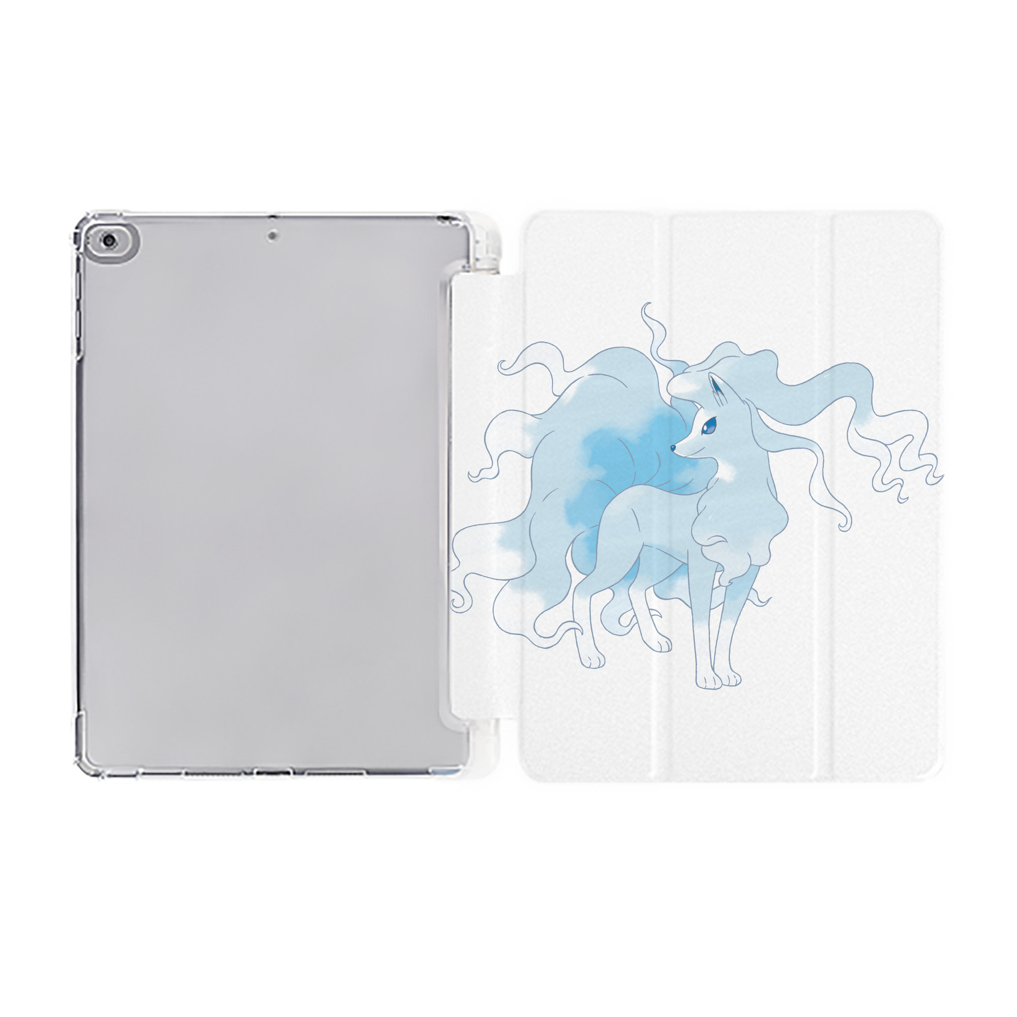 （画像用） ポケットモンスター Pokémon IPad ケース ペン収納付き 三つ折りスタンド PUレザー×シリコン 対応機種9.5/10.5/10.9インチ